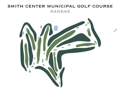 Smith Center Municipal Golf Course Map