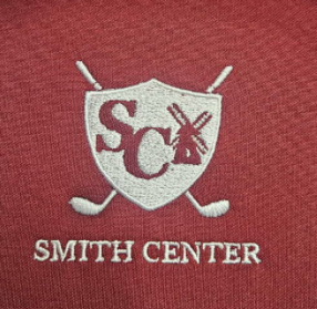 Smith Center Embroidered Red Polo Shirt